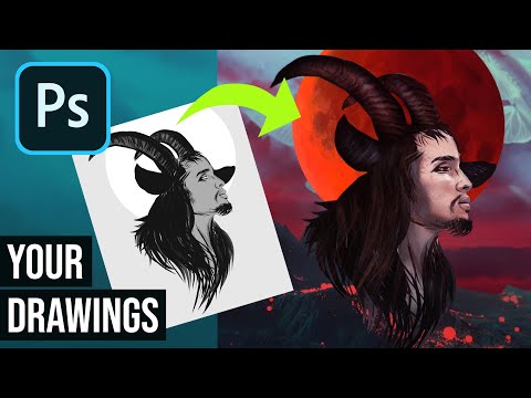 Photoshopping YOUR Drawings into REALITY | Episode 2