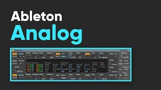 Video thumbnail for Ableton Live Analog synth tutorial by once upon a synth