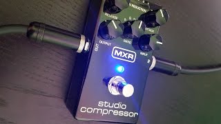 Video thumbnail for MXR STUDIO COMPRESSOR, demo by RICCARDO GIOGGI [ENG sub] by Riccardo Gioggi