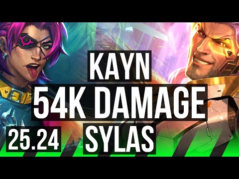 KAYN vs SYLAS (JGL) | 54K damage | TR Grandmaster | 25.24