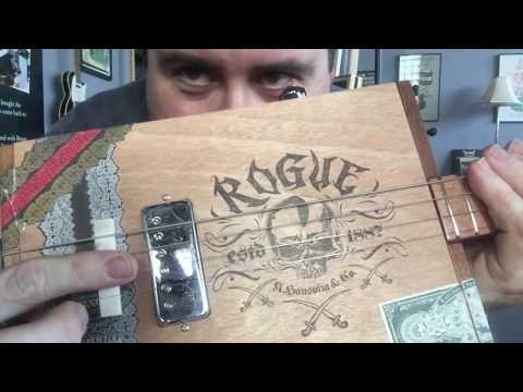 St Blues Rogue Cigar Box Guitar Demo