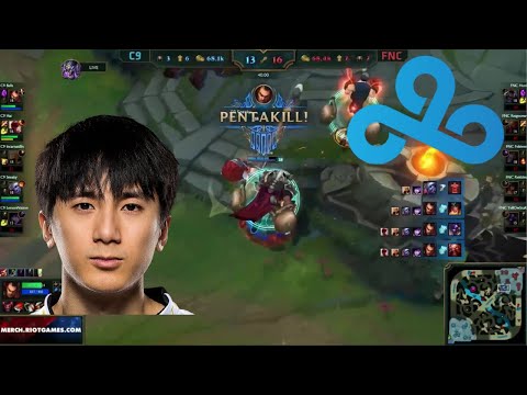 C9 Balls gets the PENTA KILL with Darius vs FNC - 2015 World Championship