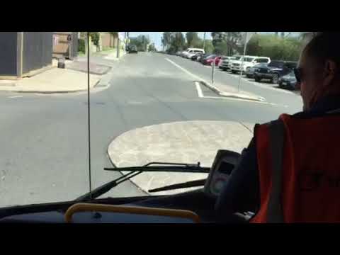 909 Parra - Bankstown - turning left into Park Street from Auburn Station