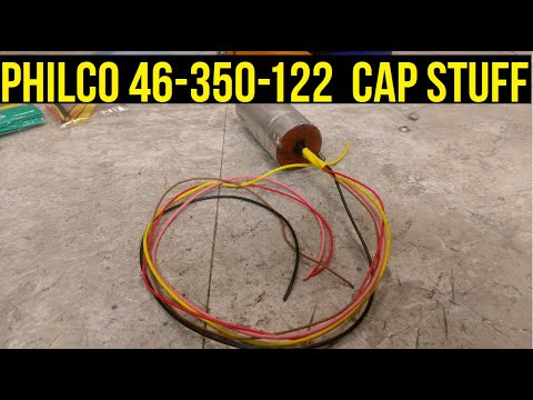 DERB - Philco 46-350-122 Radio - Cap stuff