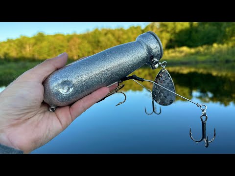 Fishing GIGANTIC LURES for MUSKY!