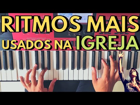 RITMOS e BATIDAS no TECLADO mais Usados para (TOCAR NA IGREJA) hinos gospel)) Acompanhamento FÁCIL