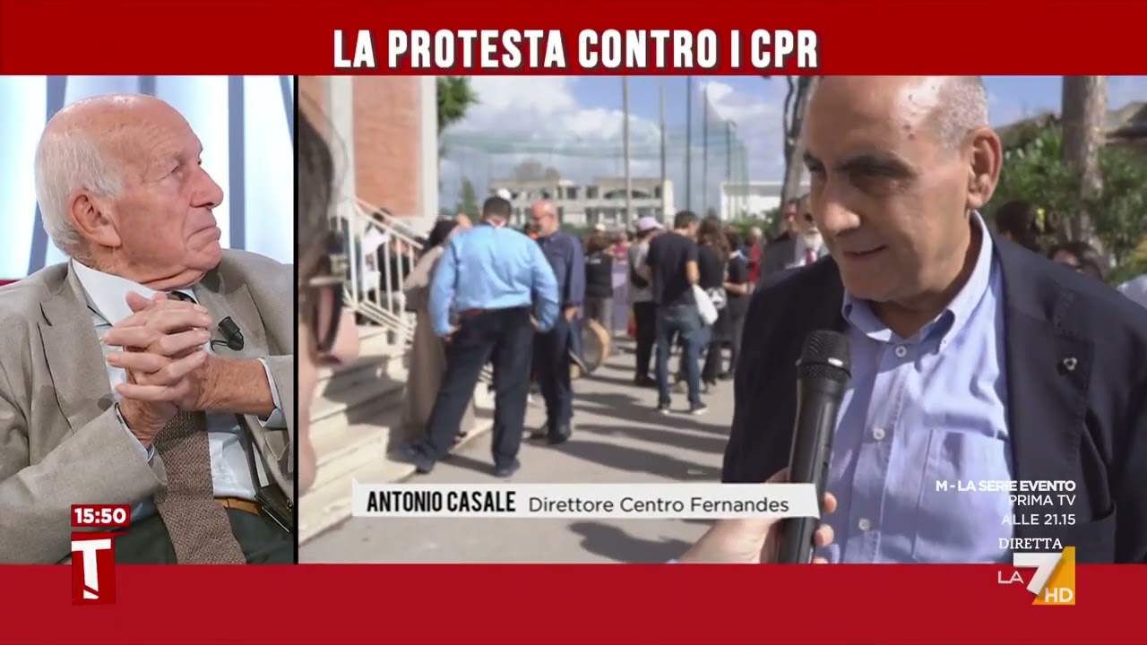 La protesta contro i CPR