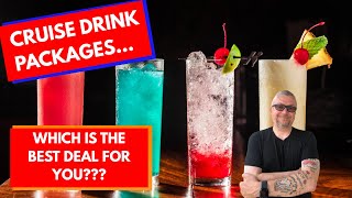 Best Value Cruise Line Drink Package- which is the best value in 2025
