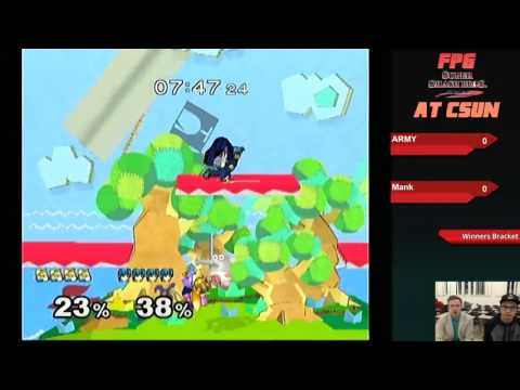 FPG: Melee at CSUN 1 - ARMY vs Mank - Winners Bracket