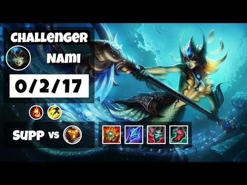 Nami vs Bard TURKISH Challenger SUPPORT (0/2/17) - v11.13