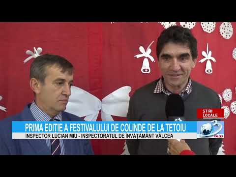 PRIMA EDIȚIE A FESTIVALULUI DE COLINDE DE LA TETOIU