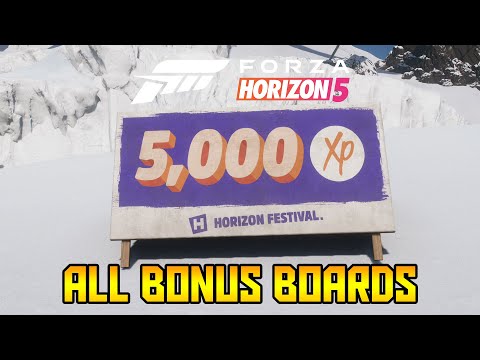 Forza Horizon 5: Hot Wheels - All 25 Bonus Boards Location Guide