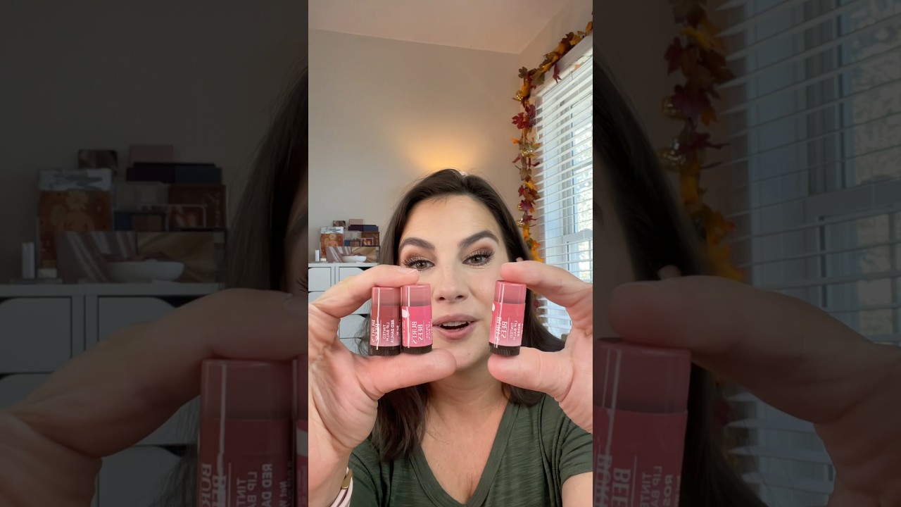 Tiny Lip Balm Trio Try-On