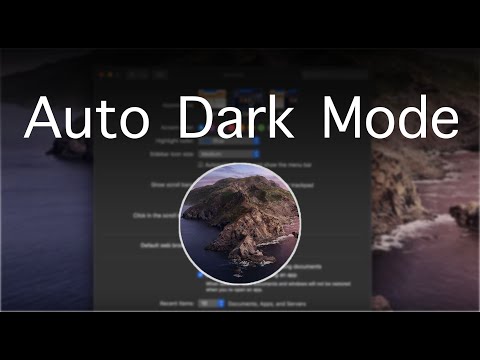 How To Enable Auto Dark Mode in MacOS 10.15 Catalina