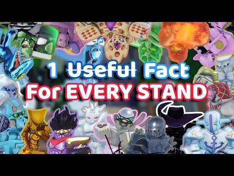 [YBA] ONE Useless Fact for Every Stand in Your Bizarre Adventure