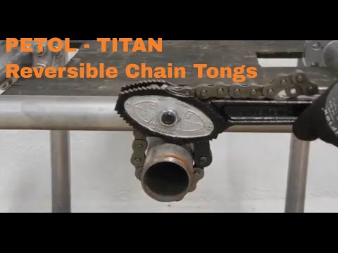 PETOL™ - TITAN™ Reversible Chain Tongs Video