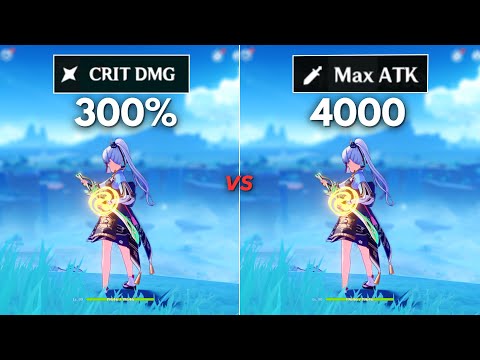 Crit vs atk!! Best Build for C0 Ayaka ? [ Genshin Impact ]