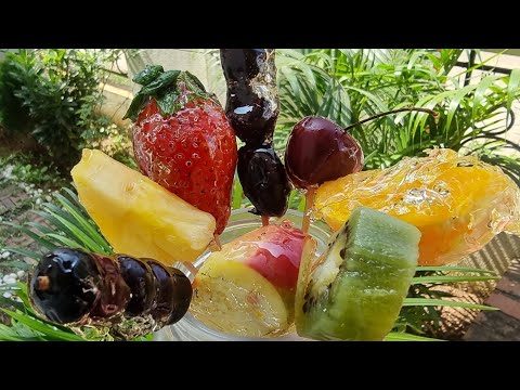 15 minutes Homemade healthy fruit candy|tanghulu Chinese candy recipe|kids candy recipe#tanghulu