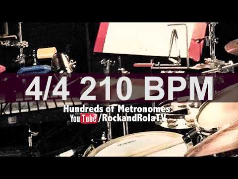 🔴 210 BPM Pop Percusion Metronome