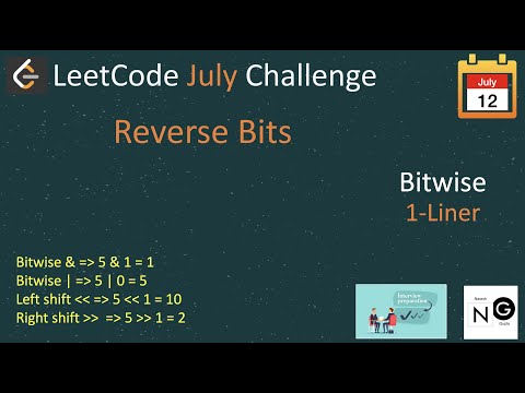 Reverse Bits Reverse Bits Leetcode Java Leetcode 190 Bitwise 1 Liner