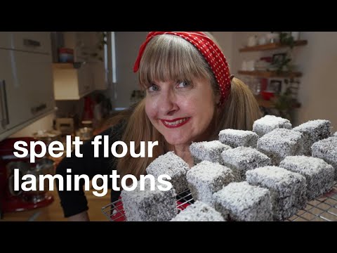 A Delicious Twist On A Classic Australian Favorite: Spelt Flour Lamington