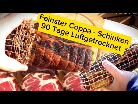 Coppa Luftgetrocknet, selbstgemacht.
