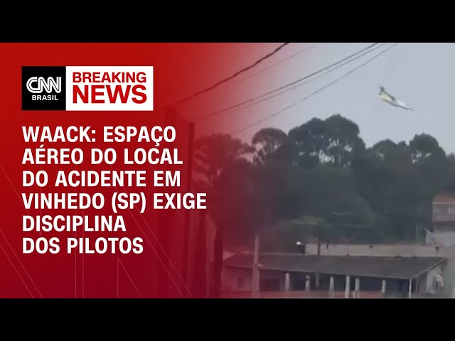 Espaço aéreo do local do acidente em Vinhedo (SP) exige disciplina dos pilotos | WW