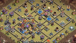 【クラクラ】MiYaさんのスーパーイエティラッシュ TH18全壊