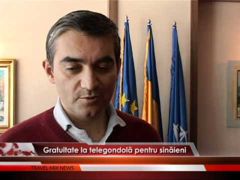 Gratuitate la telegondolă, pentru sinăieni