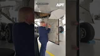 Trump Autographs Qatar-Gifted Air Force One Jet | APT 