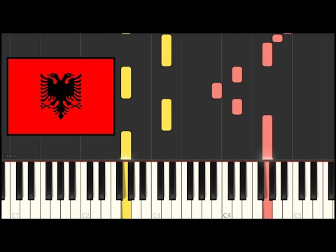 Albania National Anthem - Himni I Flamurit (Piano Tutorial)