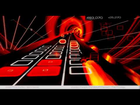 Audiosurf 2 - Voodoo people (Pendulum Remix) - The Prodigy -  Top 1º high score +900k