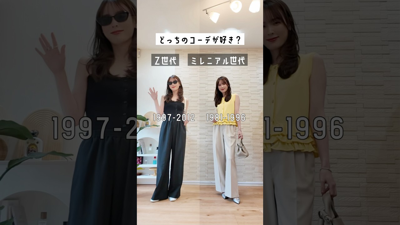 Z世代（1997-2012）vsミレニアル世代（1981-1996）