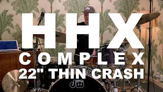 Video thumbnail for Sabian 22" HHX Complex Thin Crash 22 - 1956 *sold* by Slagverket