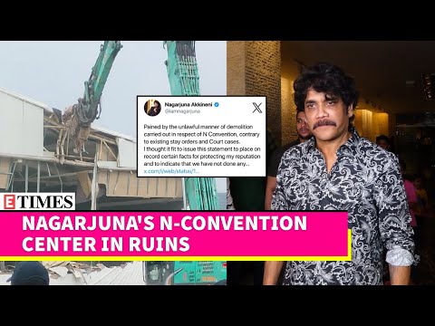 Nagarjuna Finally Breaks Silence on Shocking Demolition of N-Convention Center | Watch