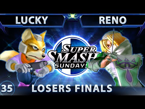 SSS 35 - Lucky (Fox) Vs. Reno (Sheik) SSBM - Losers Finals - Smash Melee