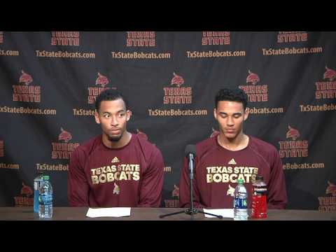 Texas State MBB Postgame vs. McNeese - Players