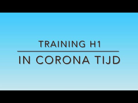 Fletiomare Training Heren 1 in Corona tijd