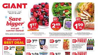 GIANT Food Stores • May 22 – May 28, 2026 • Weekly Ad Preview