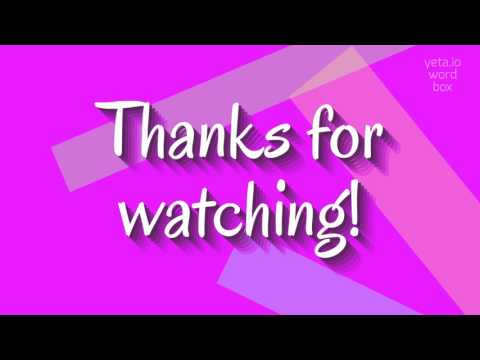 HOW TO SAY GINORITE?