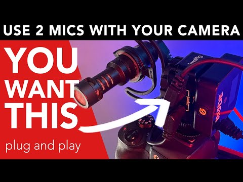 BUDGET FRIENDLY | Use 2 mics on YOUR camera