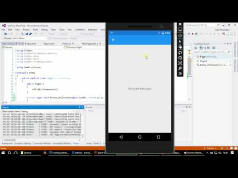 Xamarin.Forms ListView, Pages and Navigation