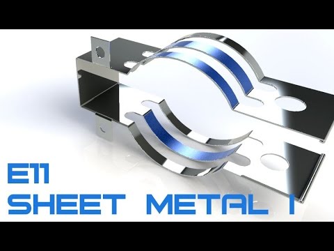 E11 SolidWorks 2016 Sheet Metal I Tutorial
