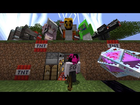 Insane Minecraft Speedrun - 3 Hunters & Random Chaos!