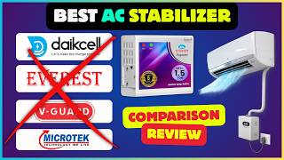 Best Voltage Stabilizer for AC in India 2026 | V Guard vs Daikcell vs Everest Review
