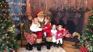 THE GIRLS MEET THE REAL SANTA CLAUS