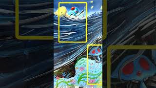 Tentacool & Tentacruel altered art #art #cards #acrylic #cardgame #altered #pokemoncards #pokemon