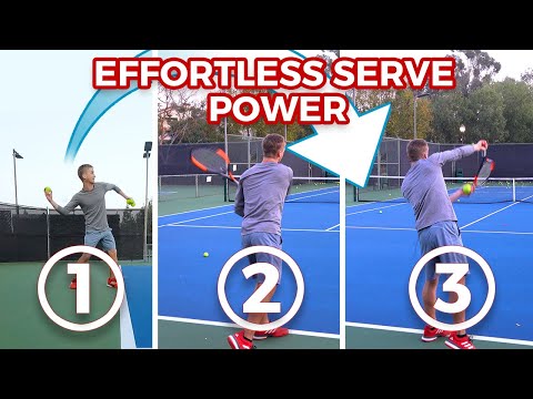 3 Drills For Effortless Serve Power (Science Backed)