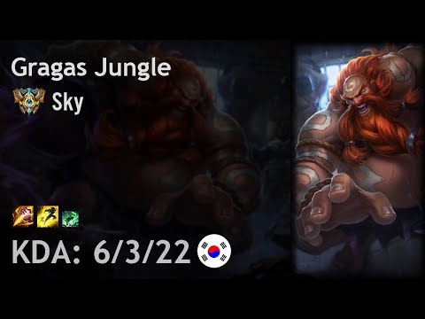 Gragas Jungle vs Shaco - Sky - KR Challenger Patch 7.18
