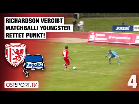 Richardson misses match point! Hertha youngster saves point: GFC vs. Hertha II | Regionalliga Nor...